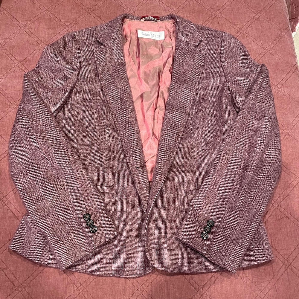 Max Mara Purple Blazer Size M